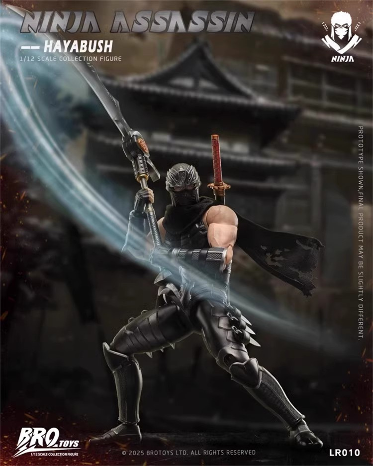 In Stock BROTOYS 1/12 LR010 Ninja Assassin Falcon Action Figure