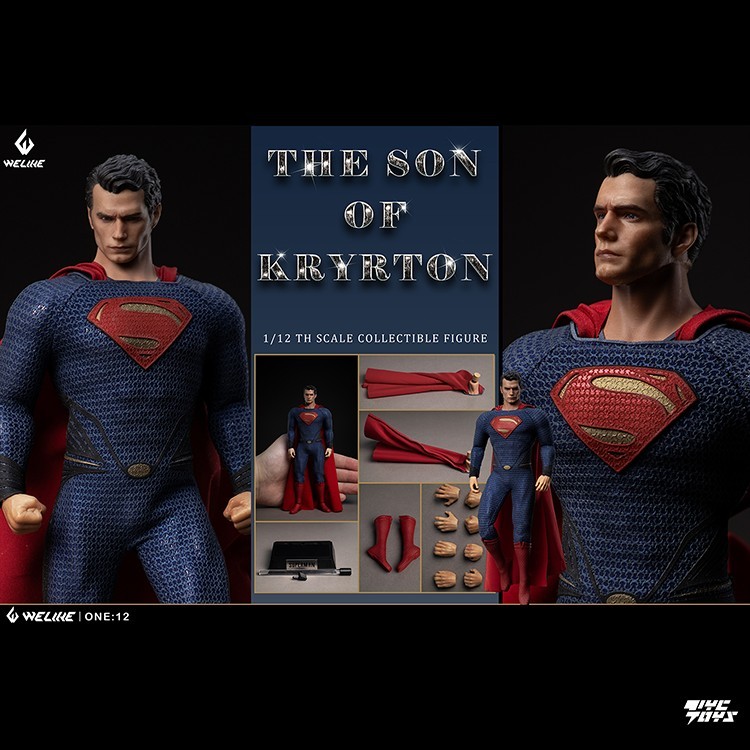 In Stock WELIKE TOYS 'Son of Krypton 1/12 Commoner Action Figure WLT03