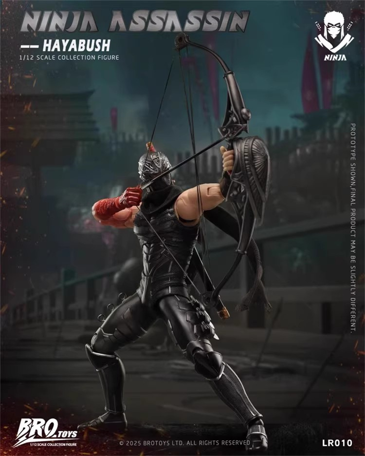 In Stock BROTOYS 1/12 LR010 Ninja Assassin Falcon Action Figure