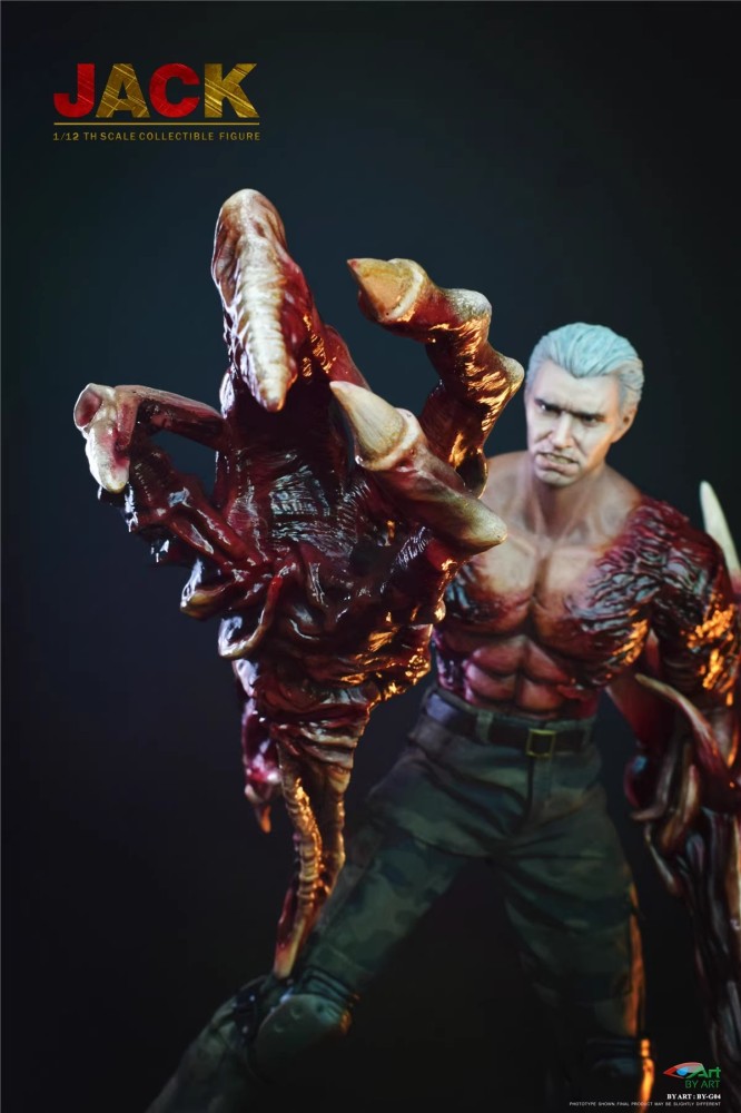 In Stock BY-ART 1/12 Resident Evil JACK Clausa Jack BY-G04 Action Figure