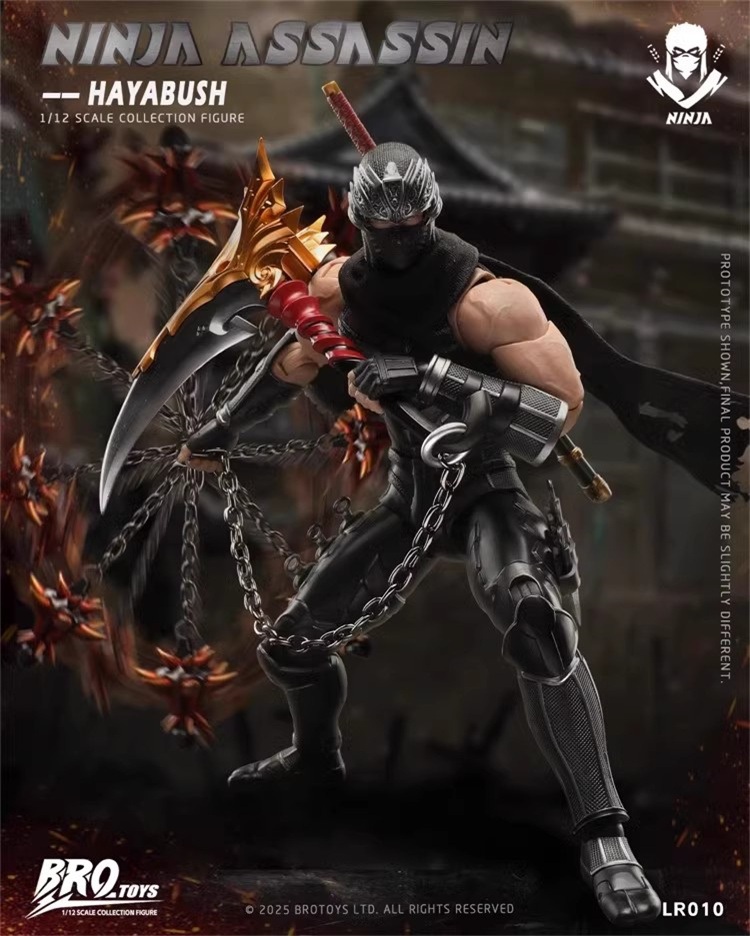 In Stock BROTOYS 1/12 LR010 Ninja Assassin Falcon Action Figure