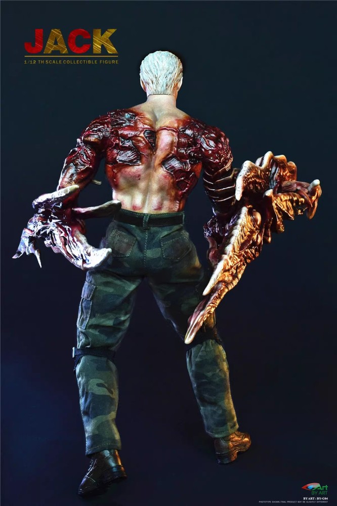 In Stock BY-ART 1/12 Resident Evil JACK Clausa Jack BY-G04 Action Figure