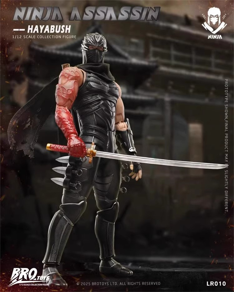 In Stock BROTOYS 1/12 LR010 Ninja Assassin Falcon Action Figure
