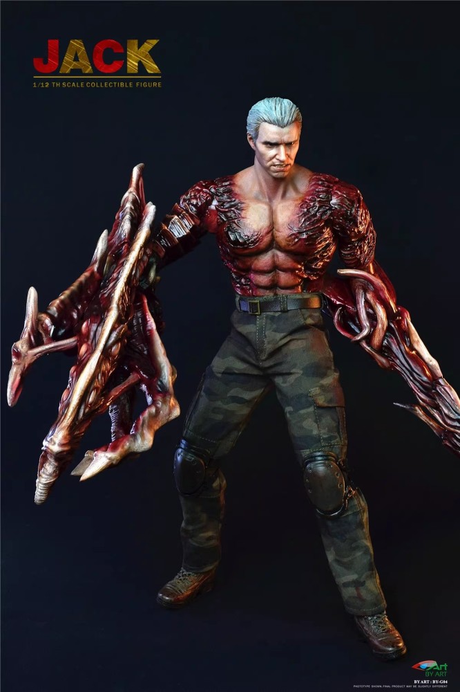 In Stock BY-ART 1/12 Resident Evil JACK Clausa Jack BY-G04 Action Figure