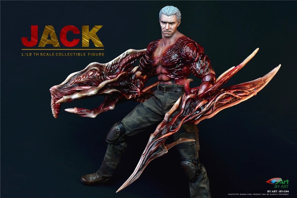 In Stock BY-ART 1/12 Resident Evil JACK Clausa Jack BY-G04 Action Figure