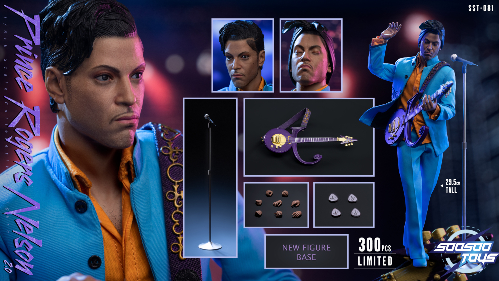 IN STOCK  SOOSOOTOYS 1/6 scale collectible SST-081 Prince Rogers Nelson 2.0