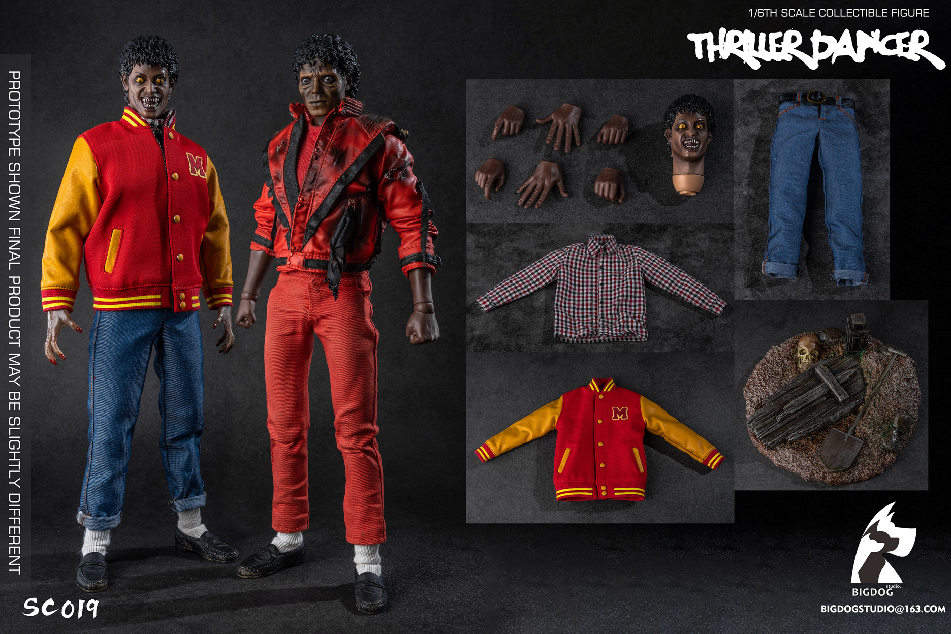 IN STOCK BIGDOG STUDIO SC018 SC019 Horror Dancer 1/6 Action Figure