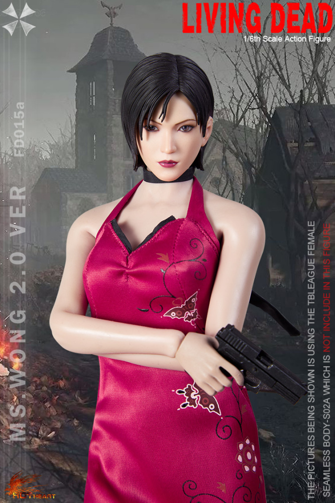 In Stock Hot Heart 1/6 Zombie Killer Female Spy Ms.Wong 2.0 FD015 Action Figure