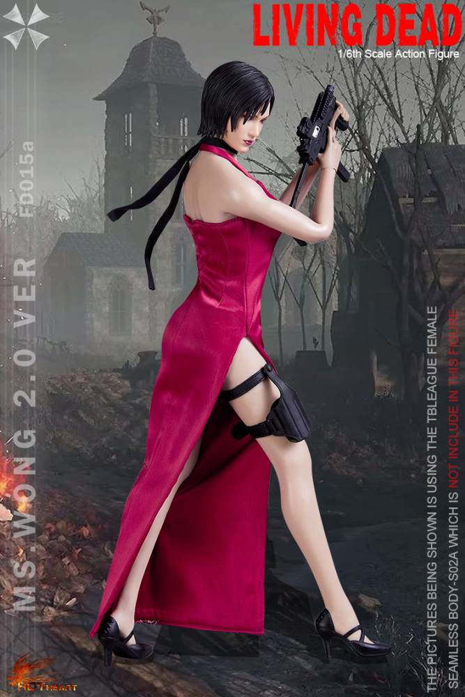 In Stock Hot Heart 1/6 Zombie Killer Female Spy Ms.Wong 2.0 FD015 Action Figure