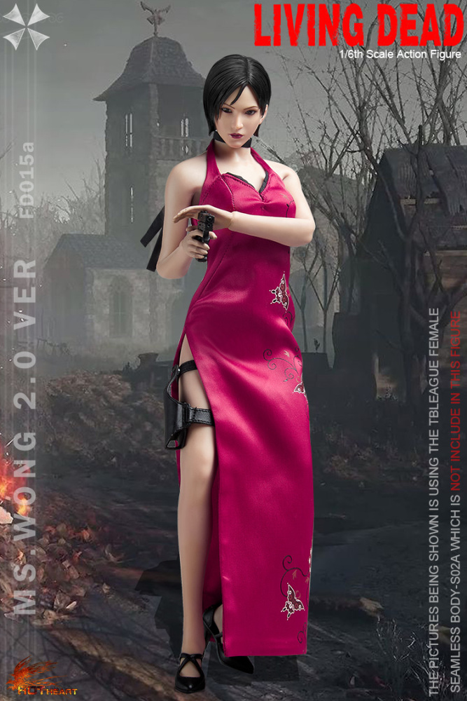 In Stock Hot Heart 1/6 Zombie Killer Female Spy Ms.Wong 2.0 FD015 Action Figure