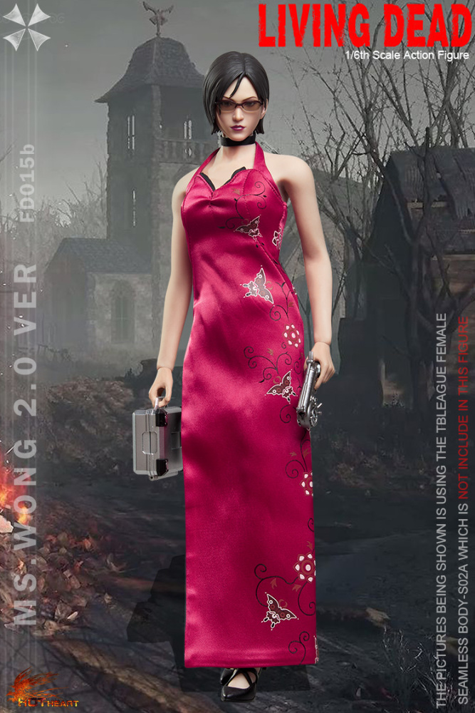 In Stock Hot Heart 1/6 Zombie Killer Female Spy Ms.Wong 2.0 FD015 Action Figure