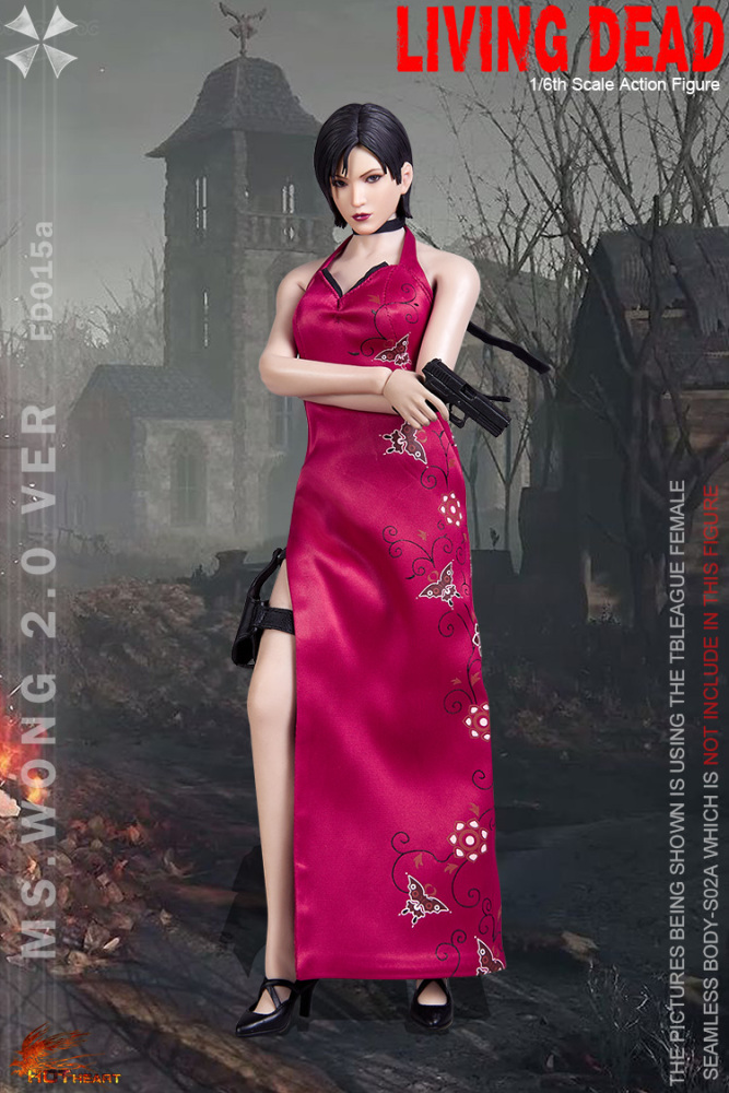 In Stock Hot Heart 1/6 Zombie Killer Female Spy Ms.Wong 2.0 FD015 Action Figure