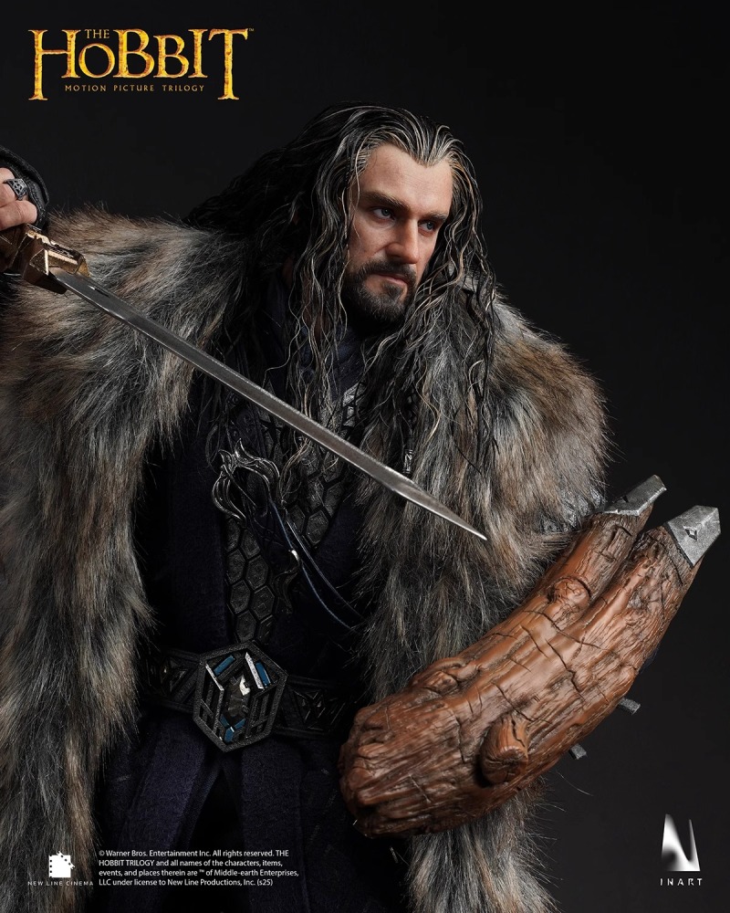 In Stock  INART 1/6 A018 The Hobbit's Unexpected Journey Solin Oak Shield Action Figure