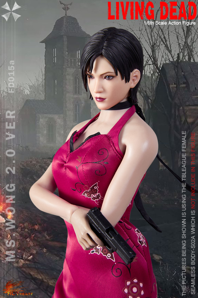In Stock Hot Heart 1/6 Zombie Killer Female Spy Ms.Wong 2.0 FD015 Action Figure