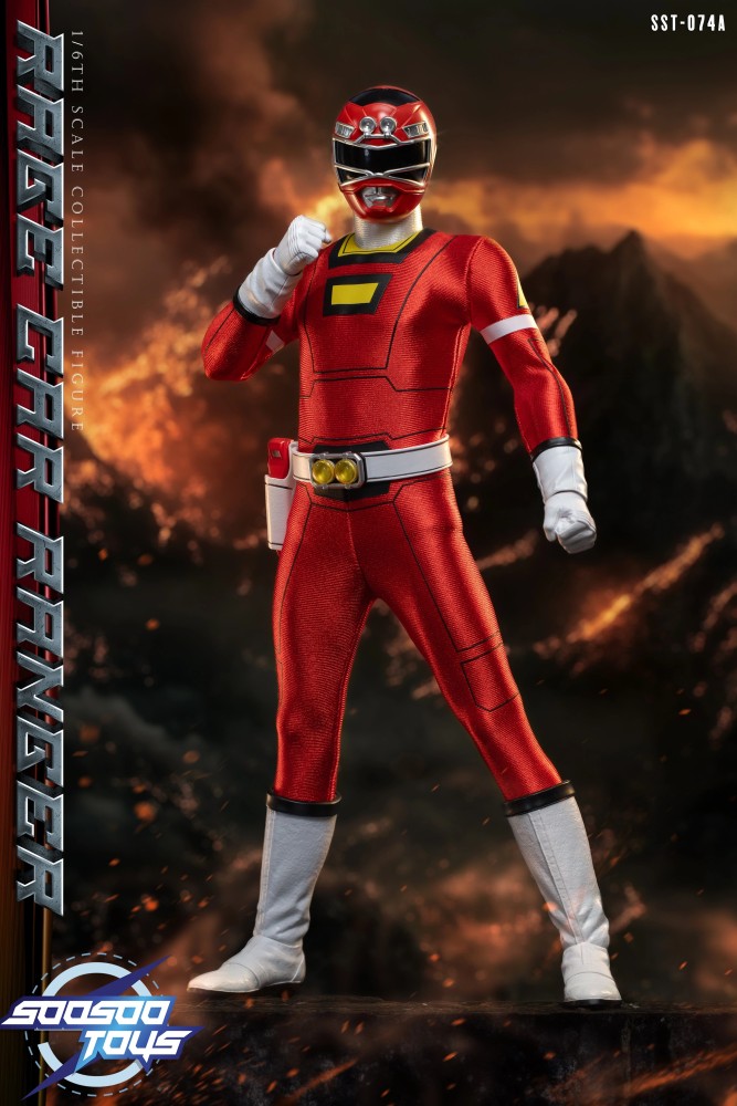 In Stock Soosootoys SST-074 Super Sentai Red Ranger 1/6 Action Figure