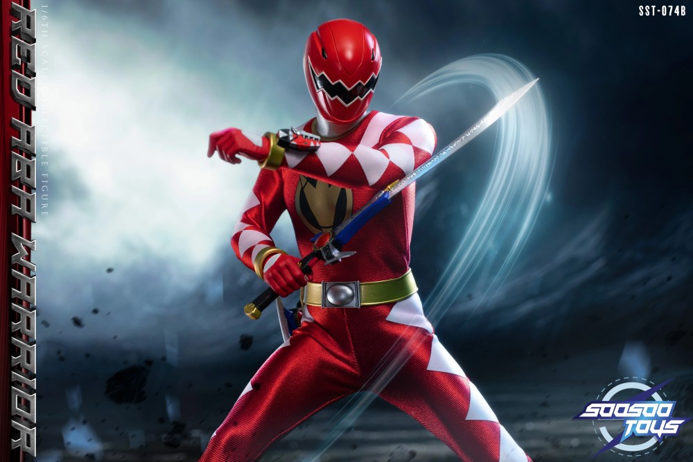 In Stock Soosootoys SST-074 Super Sentai Red Ranger 1/6 Action Figure