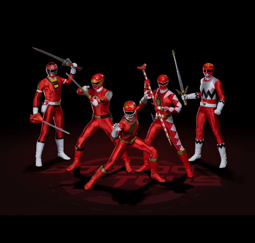 In Stock Soosootoys SST-074 Super Sentai Red Ranger 1/6 Action Figure