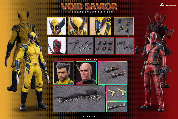 IN STOCK  Thunder Toy TD20232 A/B/C 1/12 Void Savior 6" Male Action Figure Model
