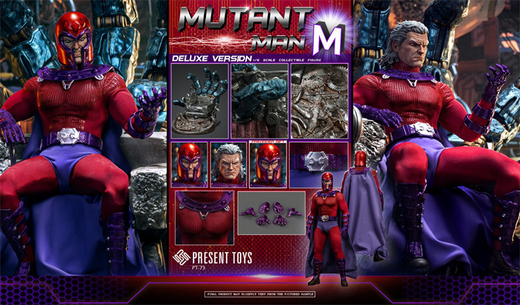 IN STOCK PRESENT TOYS PT-sp72 1/6 X Men Magneto Male Action Figure Model Toy