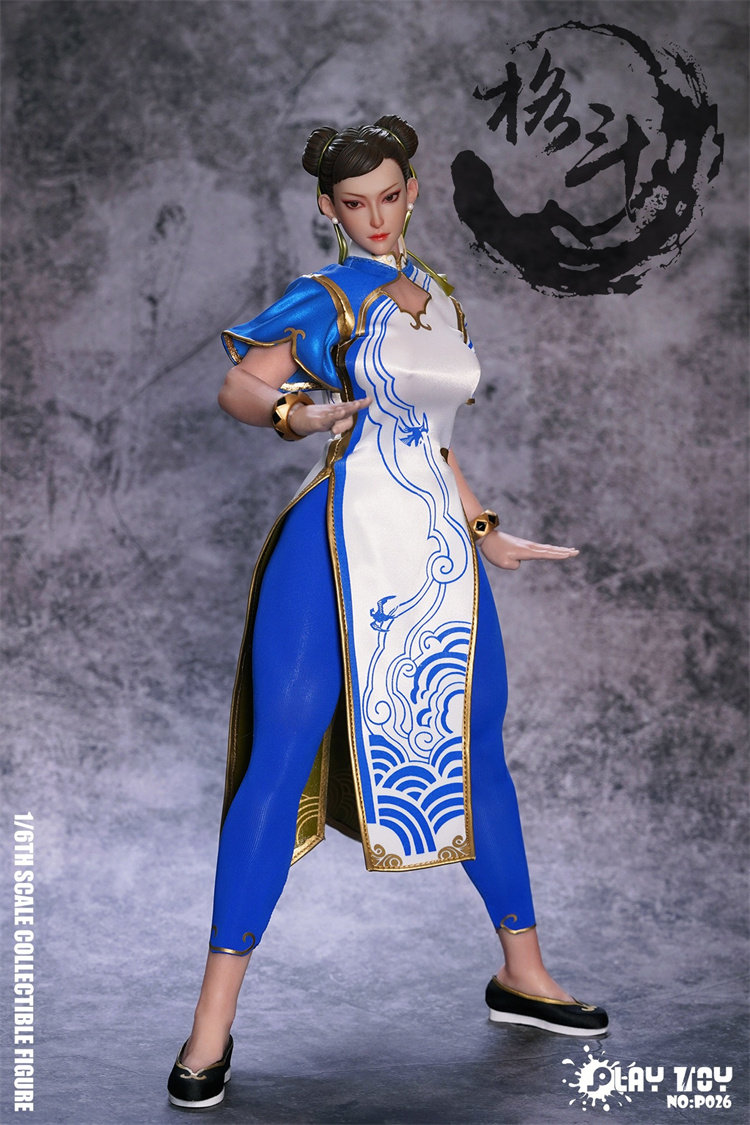 In Stock PLAY TOY 1/6 P026 Fighting Goddess 6th Edition Chun-Li
