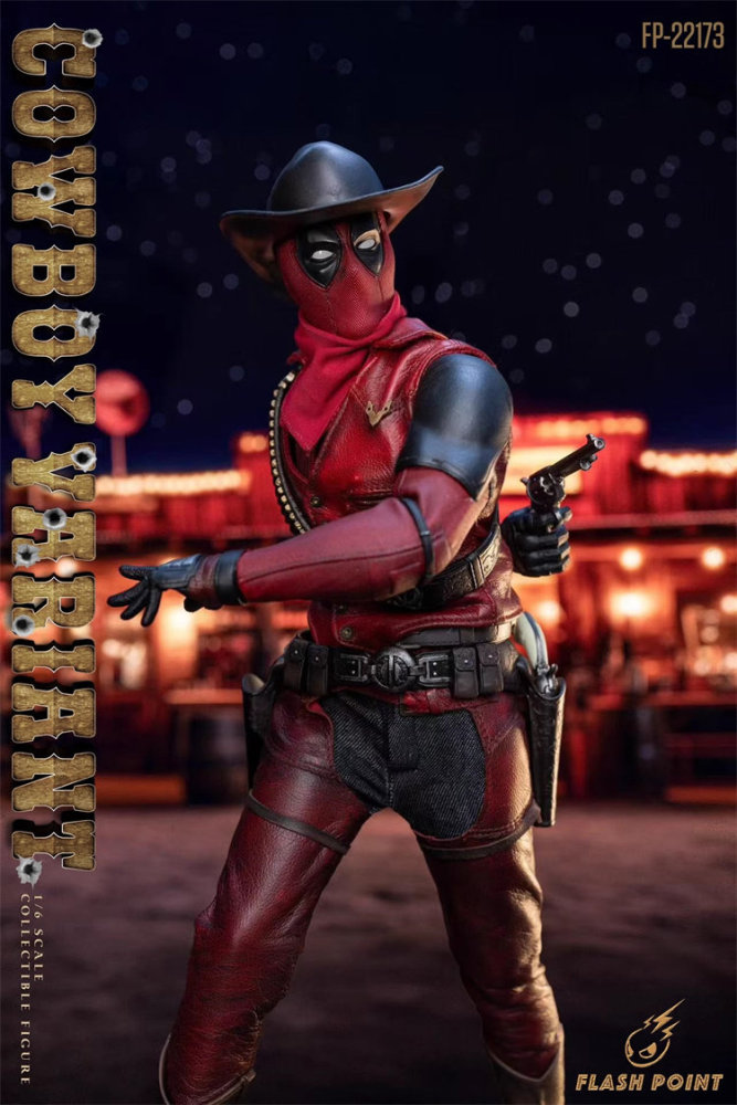 In Stock Flashpoint Studio FP-22173 1/6 Cowboy Deadpool Action Figure Model Toy