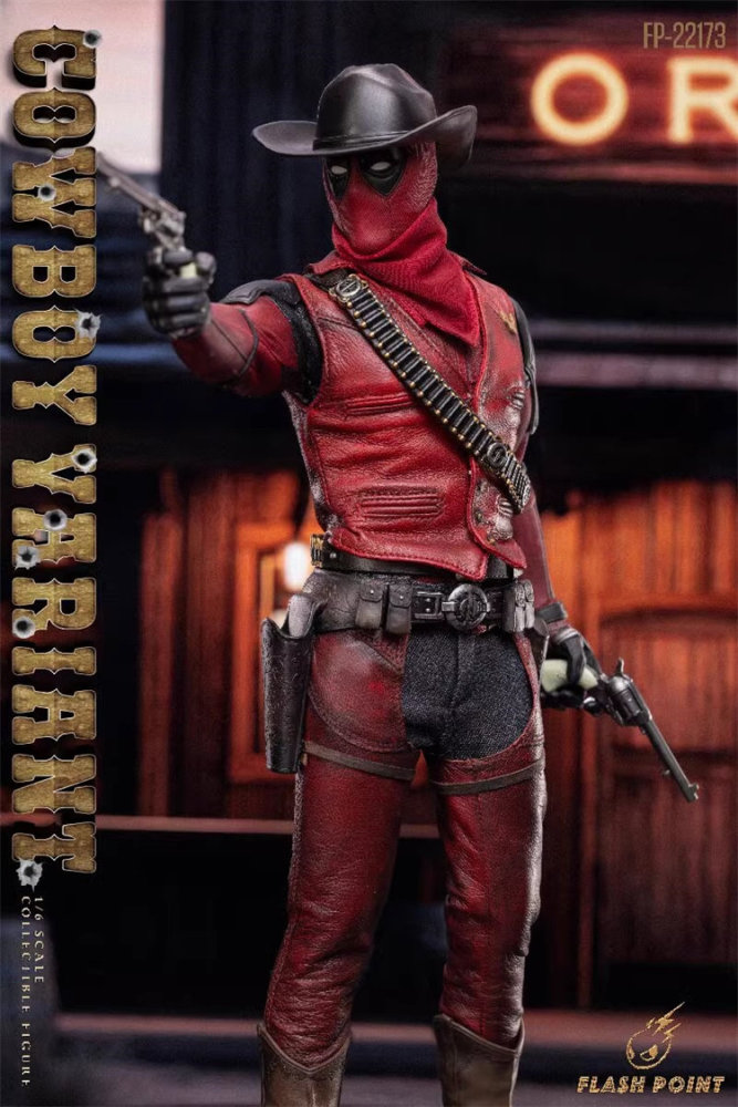 In Stock Flashpoint Studio FP-22173 1/6 Cowboy Deadpool Action Figure Model Toy