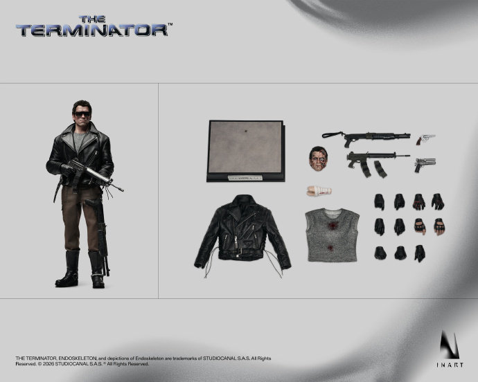 【Pre-order】 INART's "Terminator" Ag-A031 T-800  1/6 collectible action figure of Arnold Schwarzenegger