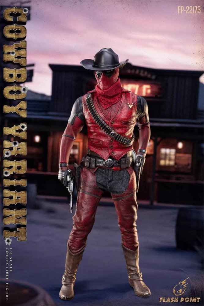 In Stock Flashpoint Studio FP-22173 1/6 Cowboy Deadpool Action Figure Model Toy