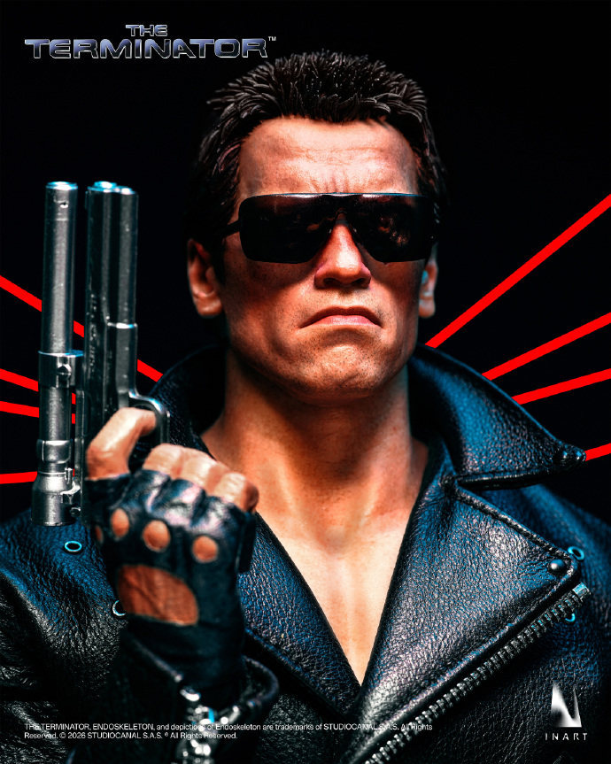 【Pre-order】 INART's "Terminator" Ag-A031 T-800  1/6 collectible action figure of Arnold Schwarzenegger