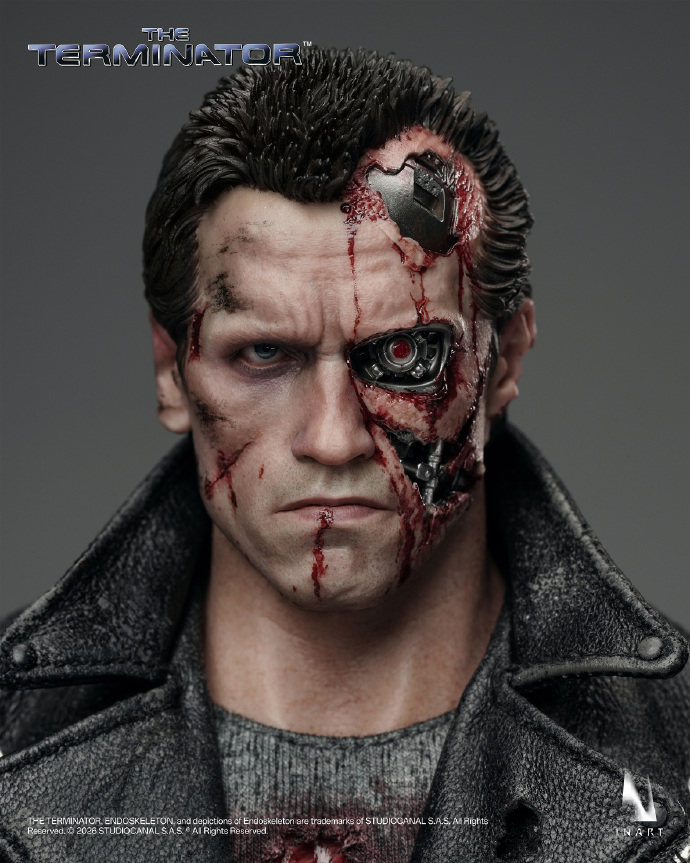 【Pre-order】 INART's "Terminator" Ag-A031 T-800  1/6 collectible action figure of Arnold Schwarzenegger