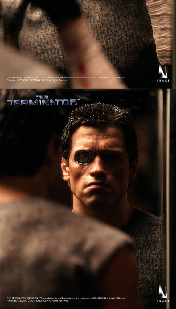 【Pre-order】 INART's "Terminator" Ag-A031 T-800  1/6 collectible action figure of Arnold Schwarzenegger