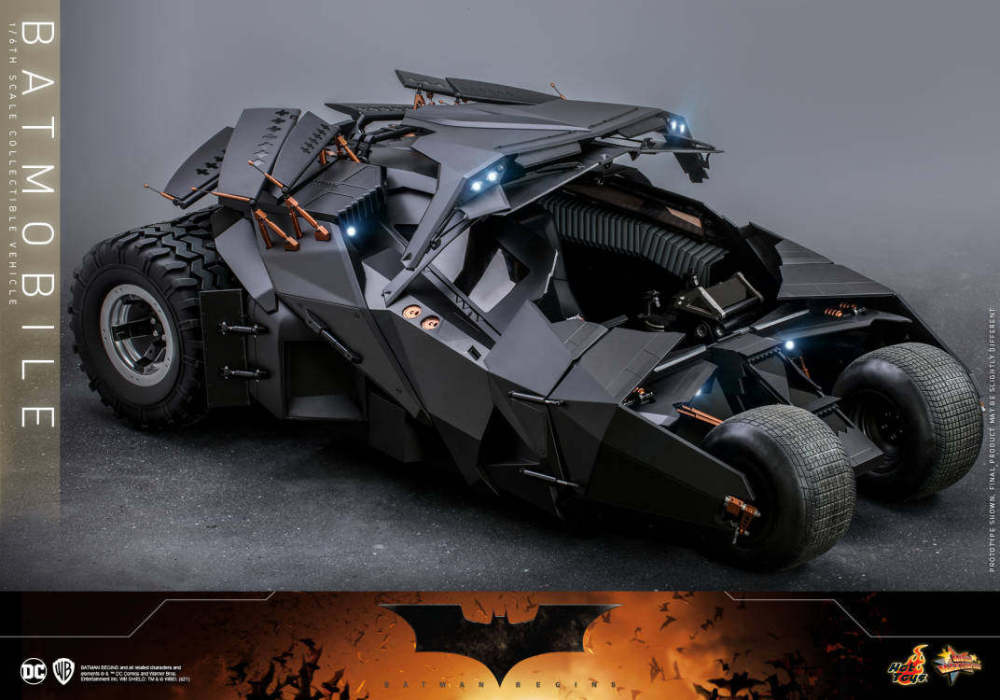 In Stock  HT HotToys 1/6 MMS596 Batman's Shadow Mystery Bat Chariot