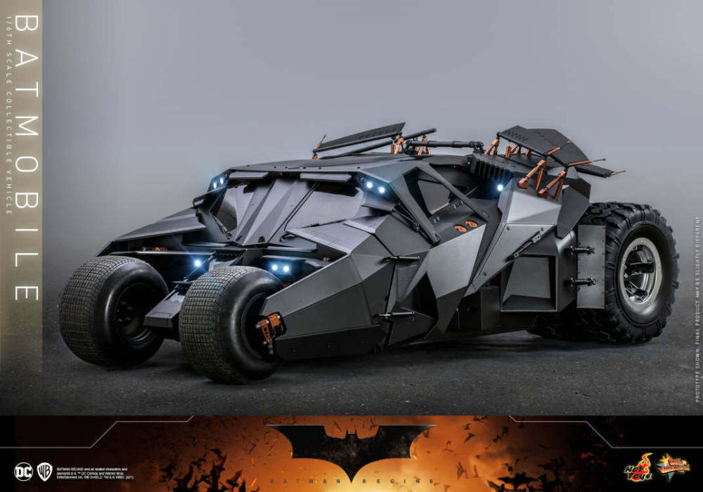In Stock  HT HotToys 1/6 MMS596 Batman's Shadow Mystery Bat Chariot