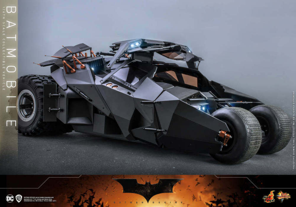 In Stock  HT HotToys 1/6 MMS596 Batman's Shadow Mystery Bat Chariot