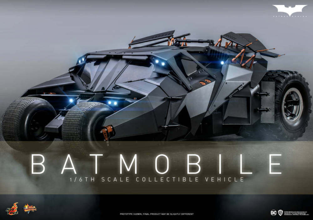 In Stock  HT HotToys 1/6 MMS596 Batman's Shadow Mystery Bat Chariot