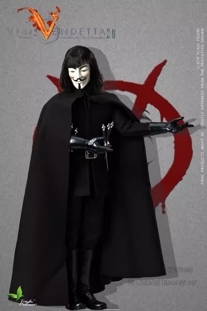 In Stock Toys Power CT-013B 1/6 V for Vendetta-Action Figure