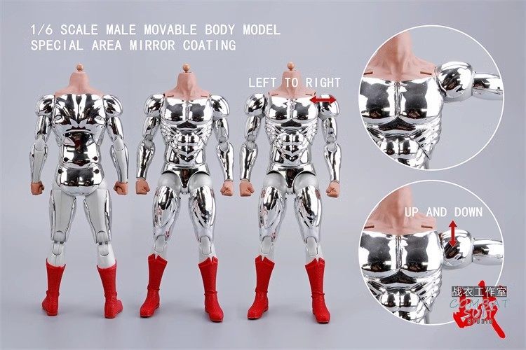 In Stock COMBAT SUIT SN02 1/6 Male Body and Clothes for Superman Without Head