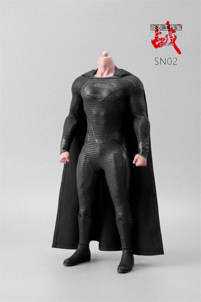 In Stock COMBAT SUIT SN02 1/6 Male Body and Clothes for Superman Without Head