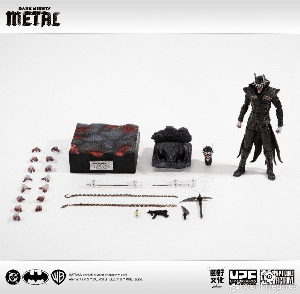 IN STOCK   LPZZ 1/12 Dark Knight Metal The Batman Who Laughs Action Figure Model