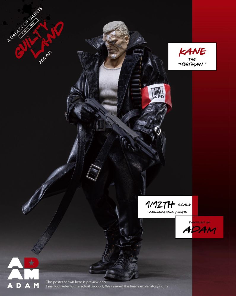In Stock Adam ADG-001 Dystopian City Postman Cain 1/12 Limited Edition Action Figure