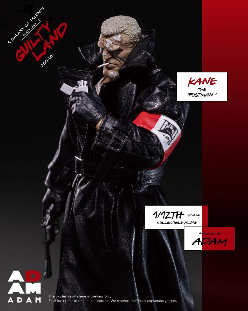 In Stock Adam ADG-001 Dystopian City Postman Cain 1/12 Limited Edition Action Figure