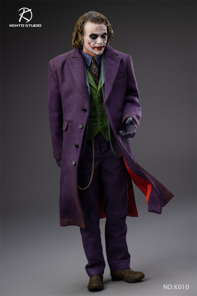 In Stock Kento Studio K010 1/6 Joker Purple Coat Set
