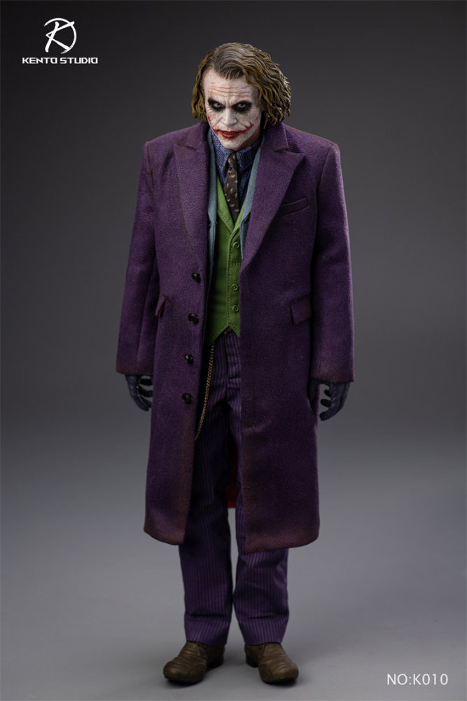 In Stock Kento Studio K010 1/6 Joker Purple Coat Set
