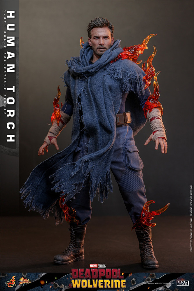 In Stock HOTTOYS MMS789 Deadpool & Wolverine 1/6th scale Human Torch Collectible Figure