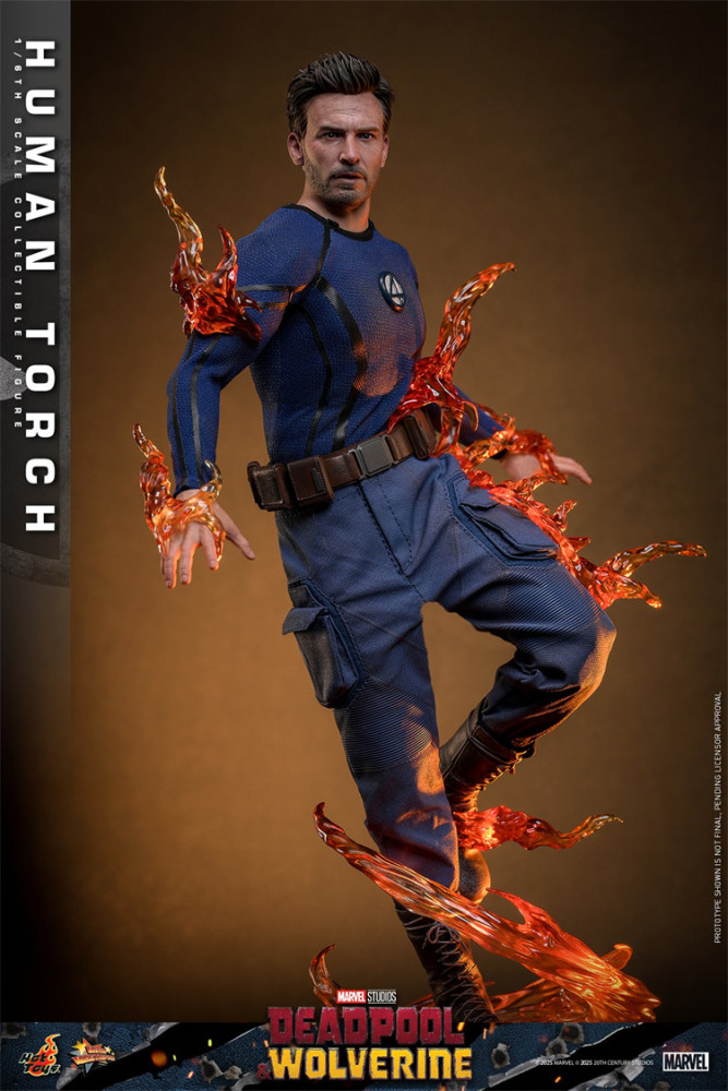 In Stock HOTTOYS MMS789 Deadpool & Wolverine 1/6th scale Human Torch Collectible Figure