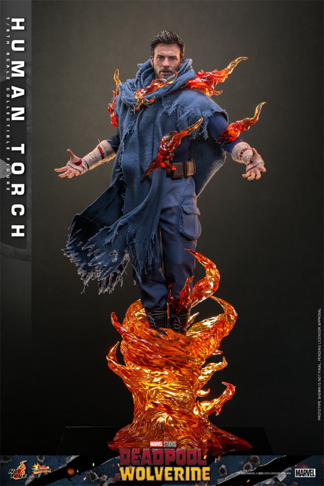 In Stock HOTTOYS MMS789 Deadpool & Wolverine 1/6th scale Human Torch Collectible Figure