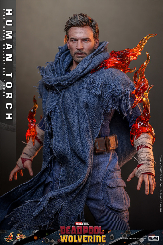 In Stock HOTTOYS MMS789 Deadpool & Wolverine 1/6th scale Human Torch Collectible Figure