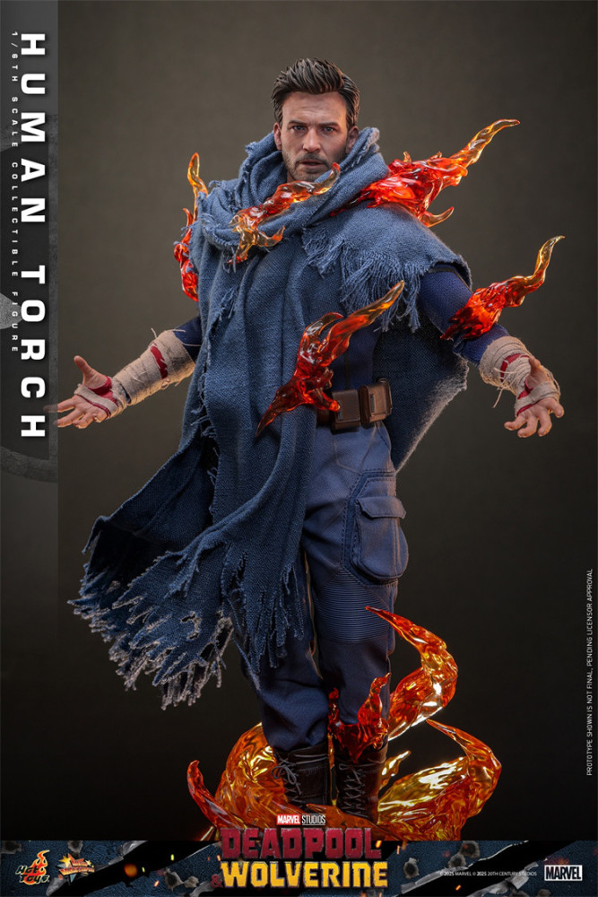 In Stock HOTTOYS MMS789 Deadpool & Wolverine 1/6th scale Human Torch Collectible Figure