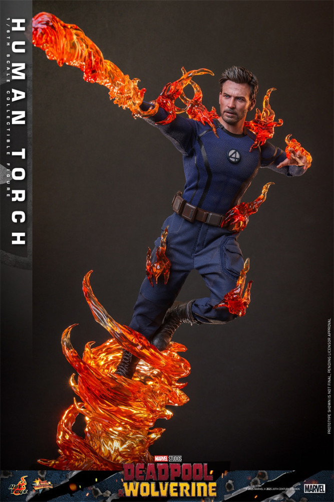 In Stock HOTTOYS MMS789 Deadpool & Wolverine 1/6th scale Human Torch Collectible Figure