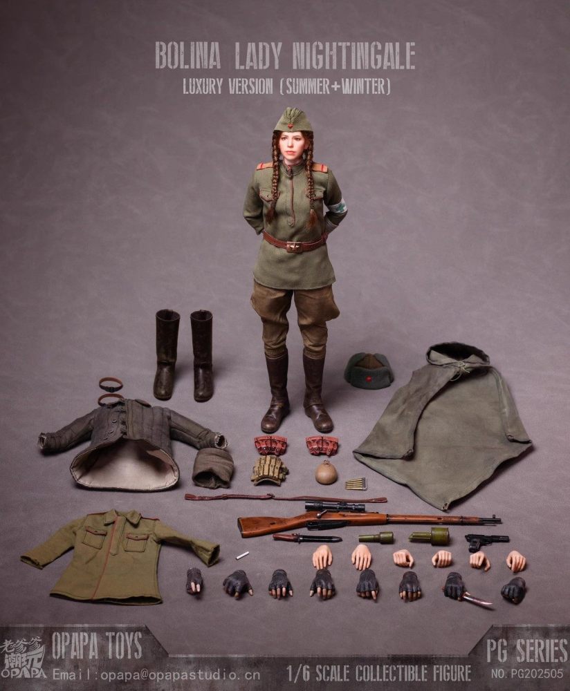 In Stock OPAPA Toys PG202502 PG202504 PG202505 1/6 COD Bolina Lady Nightingale Figure